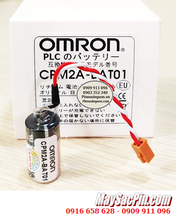 Omron CPM2A-BAT01 chuẩn EU; Pin nuôi nguồn Omron CPM2A-BAT01 lithium 3.6v 1/2AA 1000mAh (Xxứ NHẬT)